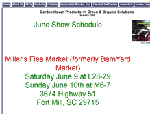 Tablet Screenshot of gardenhavenproducts.com